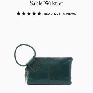 HOBO leather Sable Wrislet